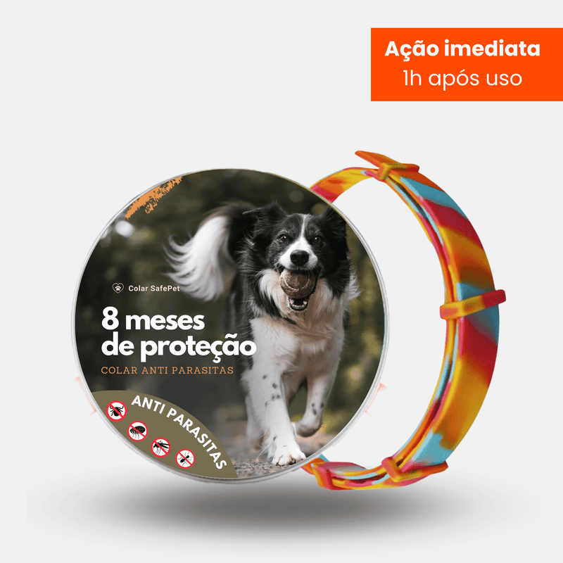 Colar Anti Pulgas e Carrapatos Original - 8 Meses de Proteção - youshop