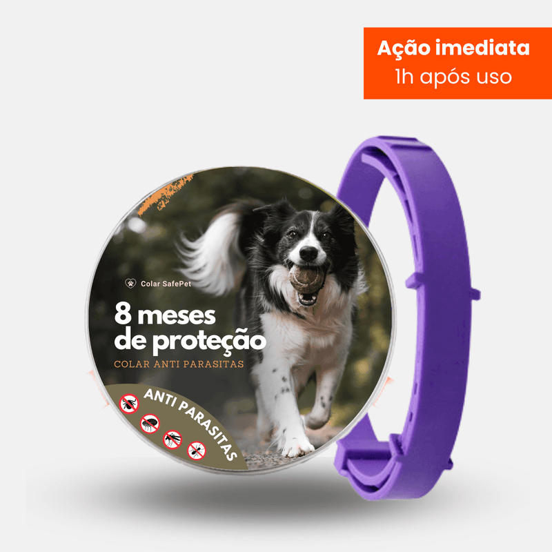 Colar Anti Pulgas e Carrapatos Original - 8 Meses de Proteção - youshop