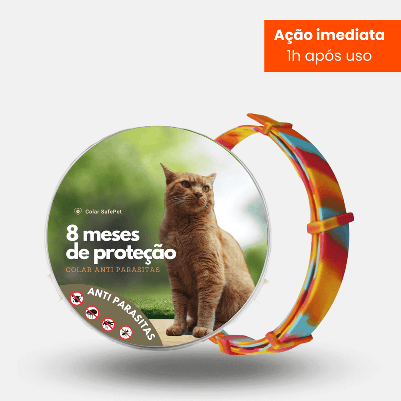 Colar Anti Pulgas e Carrapatos Original - 8 Meses de Proteção - youshop