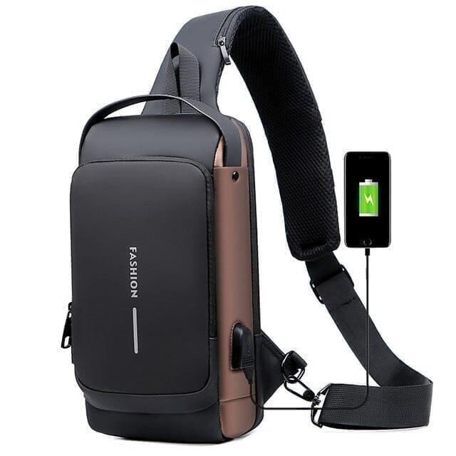 Bolsa Slim Bag™ - Mochila Anti-Furto com Senha USB - youshop